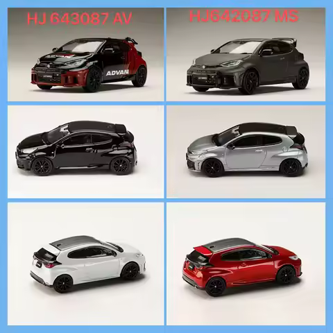 Hobby Japan Diecast Alloy 1: 64 GR YARIS RZ Car Model Static Decoration Collectibles Gift Toys