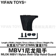 MBVS Nylon Hand Blocker MLOK System Hand Blocker MBSV1 Nylon Hand Blocker Precision Strike Jun Bohan