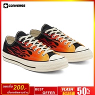 ราคาป้าย 2600฿ Converse Chuck Taylor All Star Low Flame Black/Red/Yellow Canvas Shoes/Sneakers 166259F - 166259F