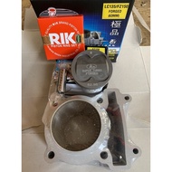 READYSTOCK  3PCS❗️LC135 FZ150 Y15ZR 63MM IKK SUPER TURBO RACING BLOCK WITH FORGED PISTON