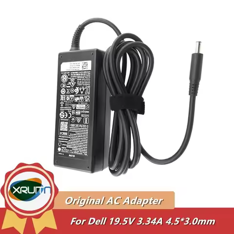 Original For Dell Laptop Power Supply DA65NM111-00 DA65NM191 19.5V 3.34A 65W Laptop/Desktop AC Adapt