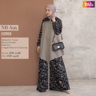 RAS112 - Gamis Nibras Dewasa Terbaru 2020 kekinian baju gamis wanita t