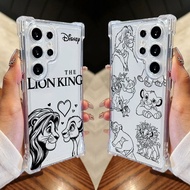 Disney Lion King Simba Case for Samsung S25 Ultra S24 FE S23 Plus S20 S25 FE S22 S21 S25EDGE A56 A36