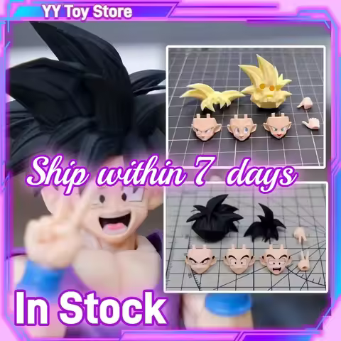 Nono Hm&Air Shf Dragon Ball Z Son Gohan Ha001 Ha003 Heads Anime Action Figures Heads Accessories Mod