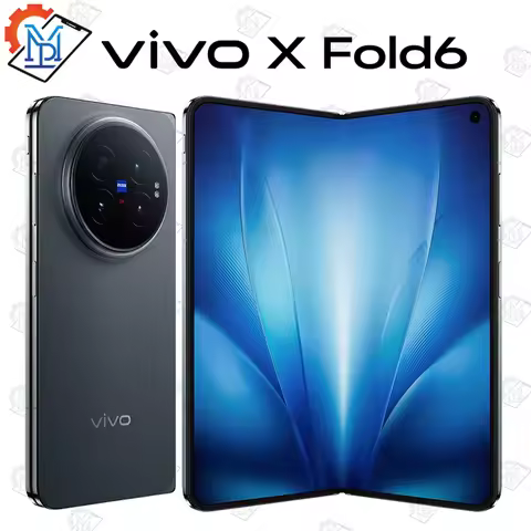 2026 Original VIVO X Fold 6 Foldable Phone 8.02" 120Hz Display Dimensity 9500 Super Camera 200MP Big