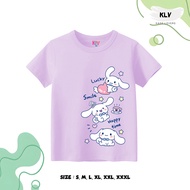 Unisex Children's T-shirt with Cinnam0n Happy Time Distro 30s Screen Printing