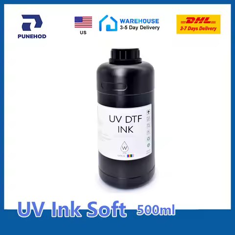 PUNEHOD 500ML UV Refill Ink For UV Flatbed Printer For UV DTF Printer