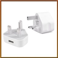 [V E C K] 2 Pcs Universal USB Uk Plug 3 Pin Wall Charger Adapter with USB Ports Travel Charger for Phone  - 1 Port &amp; 3 Port