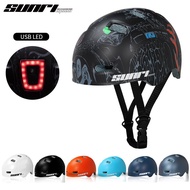 SUNRIMOON Safety Helmet Adult Teenager Bicycle Cycle Bike Scooter BMX Skateboard Skate Stunt Bomber 