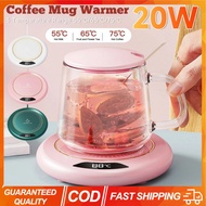 Heating Coaster Coffee Mug Warmer USB Cup Warmer With 3 Temperature Setting Thermostatic 55 Degrees 