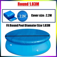 CS Mall : BESTWAY Swimming Pool Cover Rectangular Round Dust Cloth Thickening Swimming Pool Cover Po