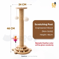 EZPET🐱【4in1 Sisal Cat Scratching Post】Interactive Cat Toy with Rope Cat Climbing Scratchers Board Ti