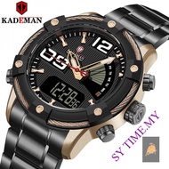 KADEMAN 9084 Sports Men's Watch Fashion Outdoor Scratch-Resistant Steel Belt Quartz Men's Watch