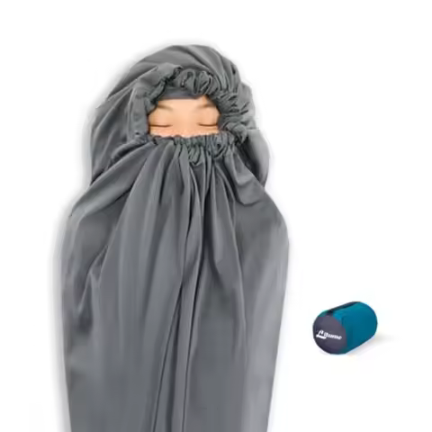 Thermolite All Season Sleeping Bag Liner Add Up to 22°F/ 12°C Mummy Sleeping Sack for Backpacking Ca