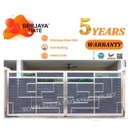 【PRE-ORDER MDSG 13】10x5.5ft Main Double Swing Gate / Pintu Pagar / Stainless Steel 304 / Aluminium / Klang Valley / KL