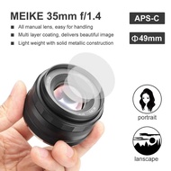 MEIKE 35mm F1.4 fixed focus Lens for Mirrorless (เลนส์มือหมุน) รับประกัน 1 ปี