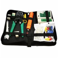 Network Pro 3 in 1 Crimping Tool and Wire Stripper LAN Tester Set with 9V Battery at impact punch do