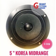 5" Korea Midrange Speaker 6 OHM