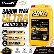 Ultimate Nano Shampoo Wax Foam 20kg Car Wash 2 IN 1 Premium Sabun Nano Kereta/Motorcycle TerusKilang