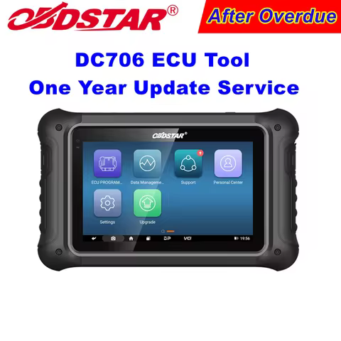 ( After Overdue ) One Year Update time for OBDSTAR DC706 ECM TCM BODY Device Subscription