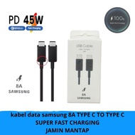 Samsung 45W 8A type c to type c data cable fast chargingOriginal compatible/ for samsung 8A data cab