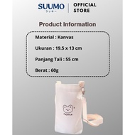 Viral Suumo Bag Tumbler Slingbag Canvas Drinking Bottle Storage/Handphone/ Wallet