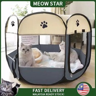 Portable Folding Pet Tent Cat Tent Cat House High Quality Cat Cage Sangkar Kucing Large Outdoor Dog Cage Pet Playpen