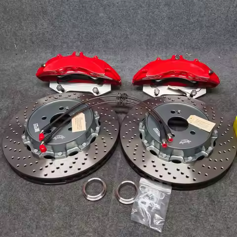 Aluminum High Performance 6 Pot Big Brake Kit with Dilled Disc Rotor for Subru Legacy Forester BRZ O