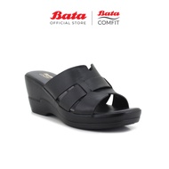 BATA COMFIT Curry Women Black Cushion 7016246 Sandal Perempuan