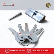 BRASS KEY CYLINDER 5 KEYS 60MM LARGE SMALL COMPUTER CYLINDER KEYS 5