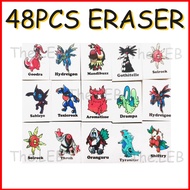 Pokemon Go Collection Ancient School Cartoon Student Fancy Eraser Pensil Pemadam Pokemon Eraser 卡通 橡