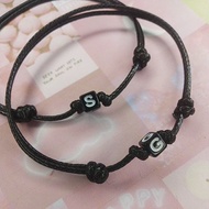 (AZ Part)/inital BRACELET/LETTERS REMOTE/couple bracelet