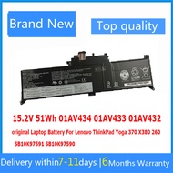 01AV434 01AV433 01AV432 00HW027 Laptop Battery For Lenovo ThinkPad Yoga 370 X380 260 SB10K97591 SB10K97590