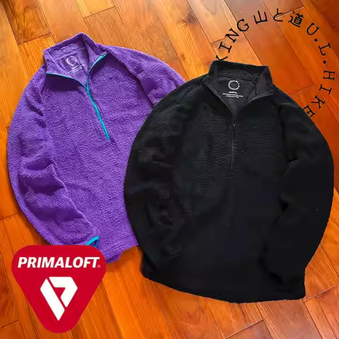 Yamatomichi Active Pullover Lightweight Fleece Long Sleeve Dynamic Insulation Middle Layer