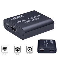 สิ้นค้าขายดี 1080P 4K HDMI Video Capture อุปกรณ์ HDMI USB 2.0 Video Capture Card Dongle บันทึกเกมที่