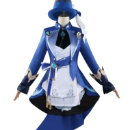 Furina คอสเพลย์เครื่องแต่งกายคาร์นิวัลเครื่องแบบอะนิเมะฮาโลวีนปาร์ตี้เครื่องแต่งกายวิกผมหมวกสุภาพสตร