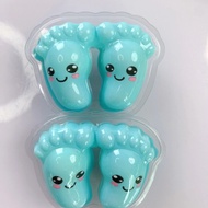 Ready Stock, Ready Stock Sandwich Gummies Foot Solid Cute 4D Gummies Foot Gummies Sandwich Candy Sna