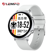 สมาทวอช LEMFO PPG + ECG Smart Watch 2020 Full Touch Bluetooth Call IP68 Waterproof Smartwatch Men For Android IOS Phone Women Watch สมาทวอช Red