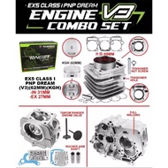 TAIKOM RACING V3 RANGER CLASS PNP EX5 DREAM 60MM 62MM 65MM ENGINE CRANKCASE BLOCK CYLINDER HEAD 27/3