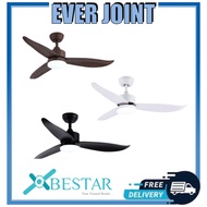 Bestar Razor [46"Inch] | [54"Inch] DC Ceiling Fan W 24W 3 Tone LED Light Kit And Remote Control | Installation Available