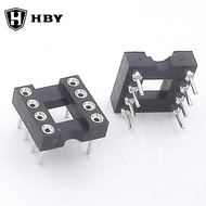 30pcs Round Hole 8 Pins 2.54MM DIP IC Sockets Adaptor Solder Type IC Connector