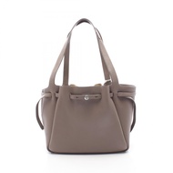 【二手】Tory Burch Romy 手提包 163388251 灰色皮革手提包 女士新款