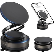 Pemegang Telefon Kereta Magnetik Vakum yang Diperbaharui untuk MagSafe, 360 °   Putaran, Pemegang Ca