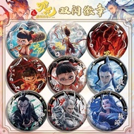 【百货旗舰店yuwyere25.my】 哪吒之魔童闹海双闪徽章 哪吒申公豹敖丙动漫周边马口铁胸针吧 【0730IkwKsm31E】