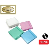 100PCS COLORFUL CD DVD DOUBLE SIDED TRANSPARENT PLASTIC ENVELOPE COVER SLEEVE