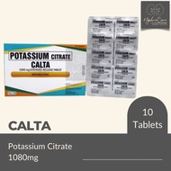 Calta Potassium Citrate 1080mg Tablet l 1 & 10 Tablets