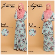 SET SEDONDON: KURUNG ASYIRAA &amp; JUBAH JASMINE. SAIZ XS TO 4XL (D BRAND)