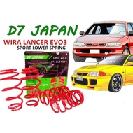WIRA 1.5 LANCER EVO3 D7 Japan Sport Lower Spring