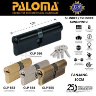 PALOMA CLP 553 554 555 556 Cylinder Door Lock Cylinder 10CM Child Computer Key DC CK Black Satin