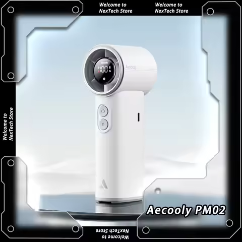 Aecooly PM02 Handheld Fan Ice Fog Pneumatic High-Pressure Duct High-Speed 20 Hour Battery Life Stron